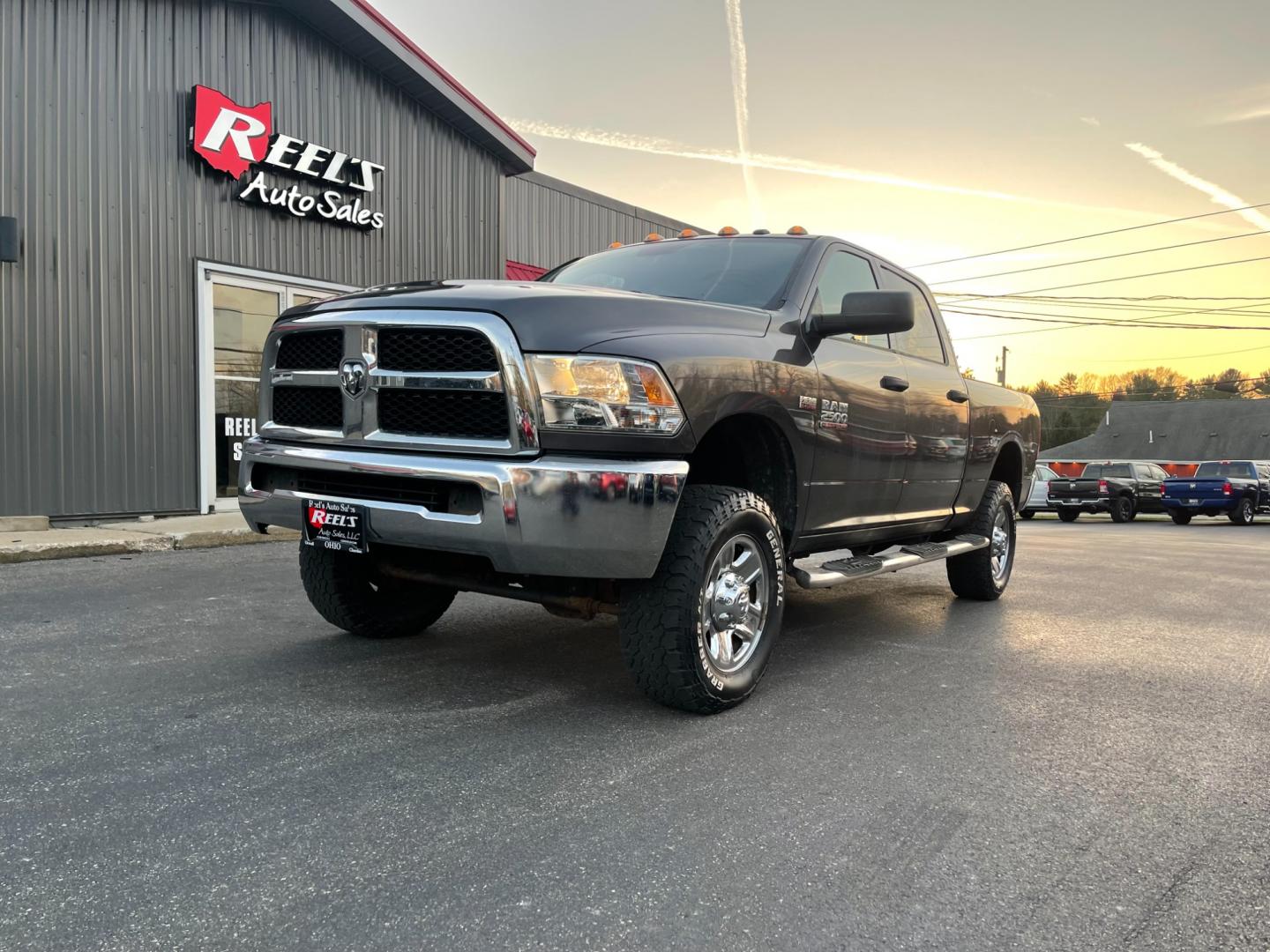 2015 Gray /Black RAM 2500 Tradesman (3C6UR5CJ3FG) with an 6.4L V8 OHV engine, 6-Speed Automatic transmission, located at 547 E. Main St., Orwell, OH, 44076, (440) 437-5893, 41.535435, -80.847855 - Photo#0